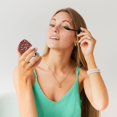 thumbnail image 6 of Easygdp Coffee Cups Travel Makeup Mirror, 2X Magnifying Mirror 2-Sided Travel Essential Mirror, Magnetic Portable Mirror-Heart Shape, 6 of 9