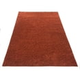 thumbnail image 2 of New Shaggy Collection Solid Color Shag Rug Different Color Options Available (Burnt Orange, 3'3"x5'), 2 of 3