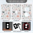 thumbnail image 3 of Yayeee Toggle Light Switch Wall Plate 1-Gang 4.5"x2.7" Home Decorative Outlet Cover, Garden Pattern, 3 of 7