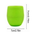 thumbnail image 2 of Mini Colorful Resin Planter Pots, Lightweight Compact Thick-Leaf Containers, Matte Textured Small Plant Vases for Desk Windowsill Indoor Garden Independence Day Greenery Layout Decor, 2 of 5