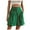 Green, variant on Women's High Waisted Baggy Shorts Summer Solid Color Loose Breathable Semi Elastic Waist Wide Leg Casual Summer Jean Shorts S-XL