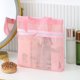 thumbnail image 1 of Pink Mesh Tote Bag with Zipper Closure for Beach Pool Travel Picnics, 1 of 4