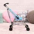 thumbnail image 3 of Buggy Doll Umbrella Stroller, Blue & Cows, 3 of 6