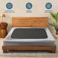 thumbnail image 4 of Bare Home Box Spring Cover - Microfiber - 4-Way Stretch (Full, Light Grey), 4 of 6