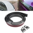 thumbnail image 4 of Adhesivo para el borde del alerón trasero del maletero, alerón trasero suave de fibra de carbono de 1,5 m/4,9 pies, borde del alerón trasero compacto y ligero, 4 of 10