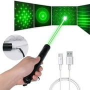 Cowjag Laser Pointer High Power, Long Range [10,000 ft] Green Powerful Handheld Flashlight with Adjustable Focus, Green Laser Pointer for Night Astronomy Outdoor and Hiking(Green Light)