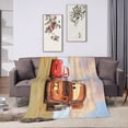 thumbnail image 5 of Manta de Cars Lightning Mcqueen, suave, acogedora, cálida y ligera, para sofá, cama, silla, camping, viajes, decoración, picnic, 80 x 60 pulgadas, 5 of 5
