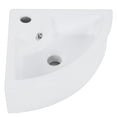 thumbnail image 3 of Lavabo de Salle de Bain en Céramique, Lavabo d'Angle Moderne Solution Innovante, 3 of 8