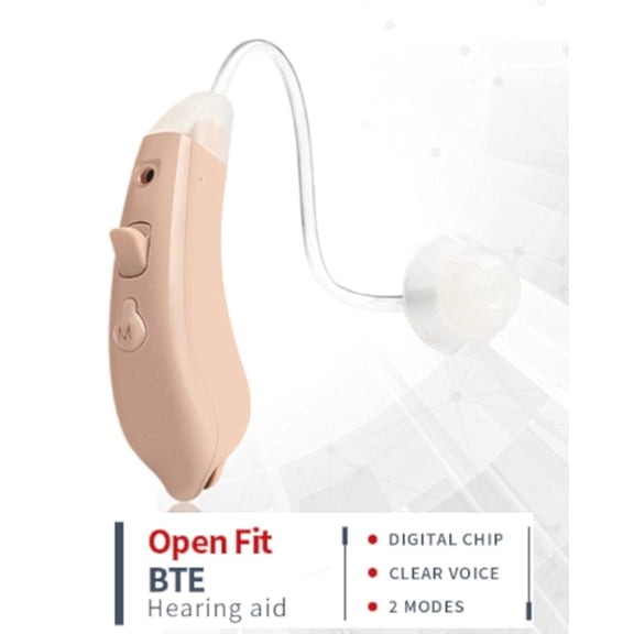Hearing Amplifier Aid for Seniors and Adults Sound Amplifier with Noise Cancelling Hearing Enhancement Devices Aid Cleaning Tools & 2 Battery Included