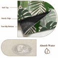 thumbnail image 6 of Round Rugs 3Ft, Palm Leaves Tropical Round Area Rug Washable Indoor Throw Carpet, Beige Summer Watercolor Botanical Small Non Slip Circle Rug for Bedroom Living Room Home Decor Aesthetic, 6 of 8