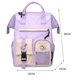 thumbnail image 3 of Bolsa Estilo preppy Mujeres Hit Color Mochila Niñas Escuela grandes (Púrpura) Ehuebsd Para Estrenar, 3 of 8