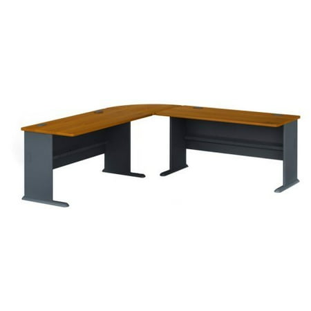 Bush Series A 60-in. Corner Desk - Natural Cherry