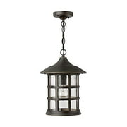Hinkley Freeport Collection One Light Large Outdoor Hanging Lantern, Oil Rubbed Bronze
