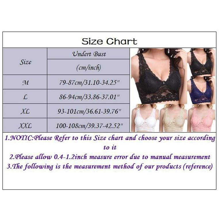 Vedolay Bras For Women Women's Plus Size Visual Effects Minimizer