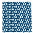 thumbnail image 2 of Ambesonne Flower Shower Curtain, Daisy Blossom Botany Spring, 69"Wx84"L, Azure Blue and Night Blue, 2 of 4