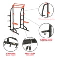 thumbnail image 4 of Power Zone de Media Rejilla Power Cage de alto rendimiento Sunny Health & Fitness SF-XF9933 1000 LB, 4 of 5