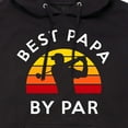 thumbnail image 3 of Instant Message - Best Papa By Par - Men's Pullover Hooded Fleece Sweatshirt, 3 of 6