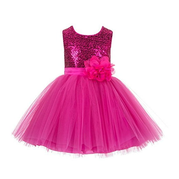 Ekidsbridal Ekidsbridal Sparkling Sequins Tulle Flower Girl Dresses Junior Toddler Pageant