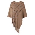 thumbnail image 5 of Shawl Wraps For Women Dressy, Womens Sotf Knit Tassel Solid Color Warm Cloak Scarf Wraps For Evening Weddings Party Spring Saving Clearance, 5 of 6