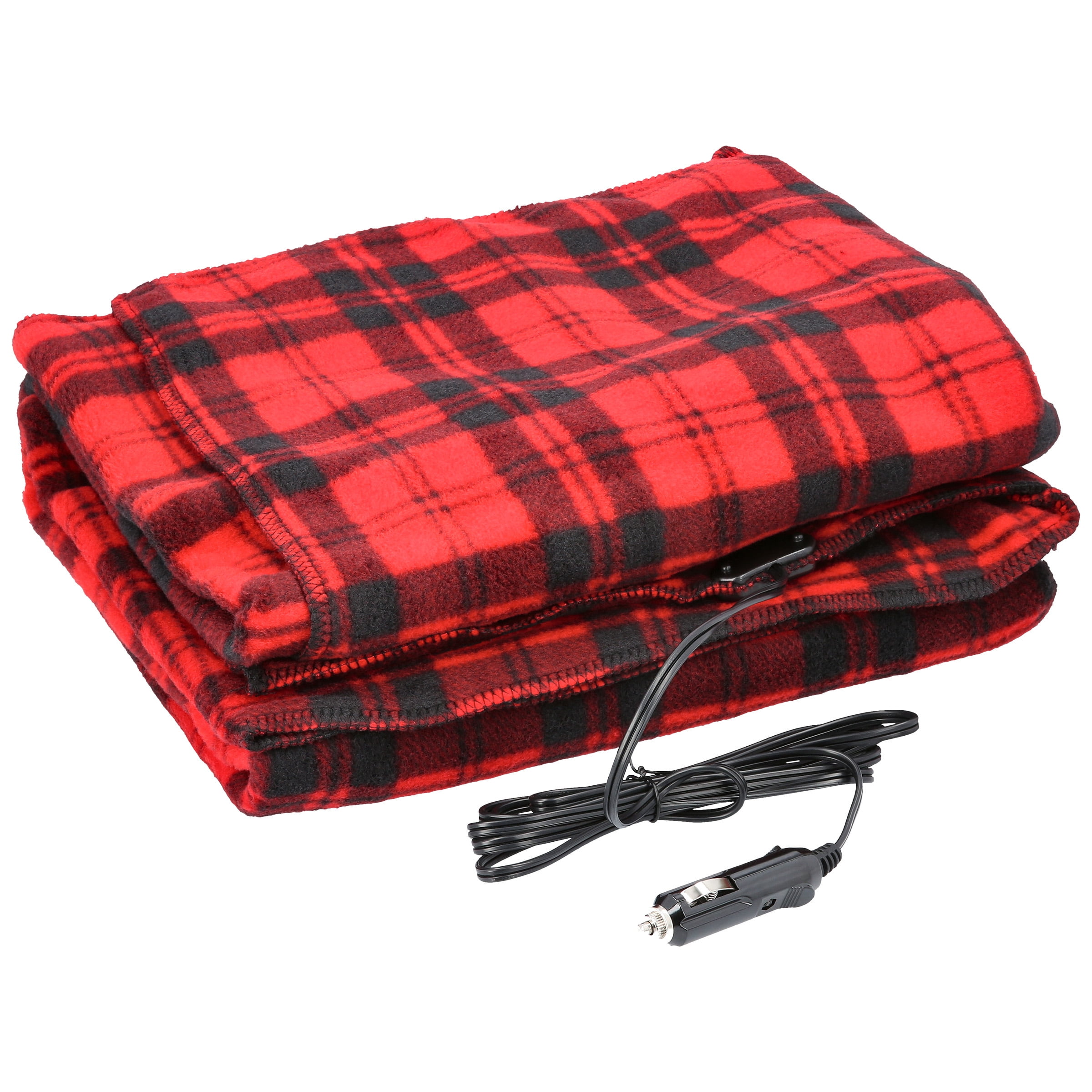 150 70cm hinffinity Electric Blanket 12V/24V Car Heated Throw 50W Waterproof heating pad Heating Quilt Cushion Emergency Kits for Cold Weather Travel Camping Picnic 