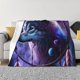 thumbnail image 1 of Balery Feathered Wolf Manta de Franela con Dibujo, Lujo Ultra Suave y Cálido, Antipelusa y Resistente a las Arrugas para Cama, Sofá, Camping -50"x40", 1 of 6
