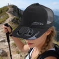 thumbnail image 4 of Breathable Semi Mesh Fan, Solar Powered Fan Hat, Rechargeable Wide Brim Cap, Hands Free Cooling Headwear, Unisex Outdoor Accessory for Fishing and Gardening, 4 of 5