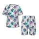thumbnail image 1 of Balery Palm Leaves Conjunto de Pijama Infantil de Manga Corta con Estampado – Ropa de Dormir de Algodón Suave-Small, 1 of 6