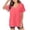 Red, variant on Kctiaxy Red Scrub Shirts for Women Short Sleeve V Neck T Shirts Solid Color Summer Fashion Causal Stretch Nursing Scrub Tops with Pockets