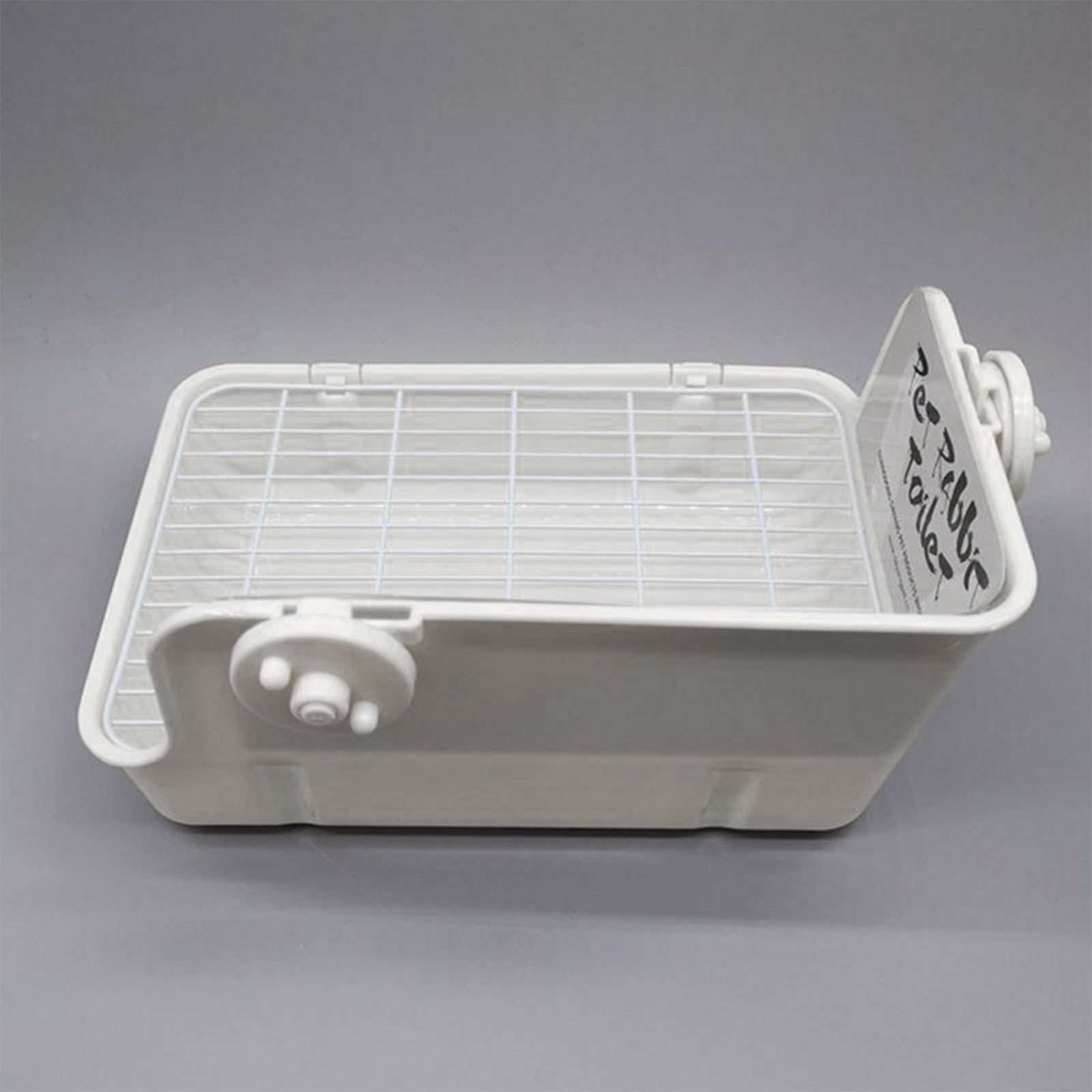 Rabbit Litter Box Corner Litter Pan Bedding Box Toilet Potty Trainer for Bunny Hamster Guinea Pig Critter Rodents