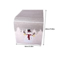 thumbnail image 3 of ziyahi Christmas Table Runner Home Restaurant Tabletop Decoration Prop Indoor Scene Layout Dining Tables Covers Desktop Mat Decorations, 3 of 5