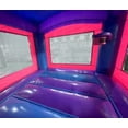 thumbnail image 4 of Pogo Bounce House Crossover Bounce House with Slide, Deluxe Pink, 4 of 8