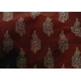thumbnail image 4 of oneOone Cotton Silk Fabric Leaves & Floral Block Printed Craft Fabric BTY 42 Inch Wide, 4 of 4