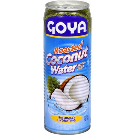 Goya Roasted Coconut Water with Pulp, 17.6 fl oz