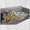 thumbnail image 6 of Nature Soft Flannel Fleece Blanket, Autumn Maple Leaves Branches in Fall Earthen Tones Faded Woodland Art Print, Cozy Plush for Indoor and Outdoor Use, 70" x 90", Tan Yellow Orange, by Ambesonne, 6 of 6