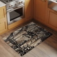 thumbnail image 3 of Brown Western Farmhouse Bathroom Rug Washable 2x3 Entryway Rug Non Slip Vintage Cowboys Cactus Front Door Mat Low Pile Indoor Doormat Throw Floor Carpet for Kitchen Bedroom Entrance, 3 of 8