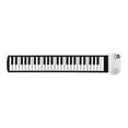 thumbnail image 1 of CUITING 49 Key Roll up Keyboard Piano Electronic Hand Roll Piano for Children Adults white, 1 of 9