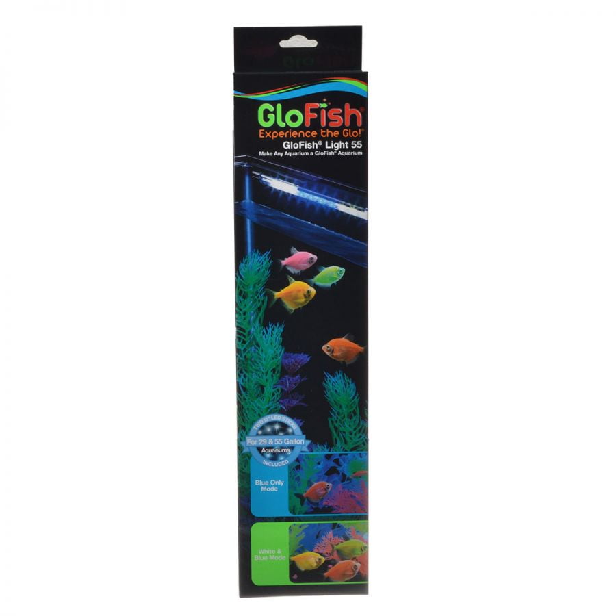 GloFish White/Blue LED Aquarium Light GloFish Light 55 For 29 & 55