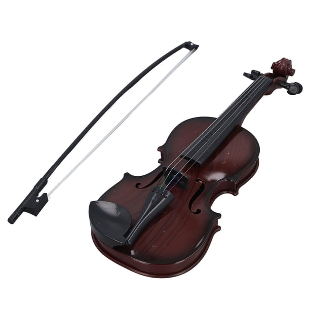 Violín En Miniatura De Simulación, Instrumento Educativo De Juguete De Violín Para Niños De 4 Cuerdas Multifuncional Realista Con Para Principiantes Para Aprender Música