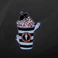 thumbnail image 5 of 1pc "Spooky Brews" Halloween Enamel Pin, Metal Ghost Latte Badge, Quirky Fun English Lettering, Simple Style, Cute Cartoon Ghost Design, Creative Lapel Pin Accessory, 5 of 5