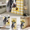 thumbnail image 6 of Shower Curtain Sunflower Cow Bathroom Curtains with Hooks, Waterproof Fabric Farm Animal Yellow Buffalo Pliad Bath Shower Curtains Set for Bathroom Bathtubs Decor 36x72 Inch, 6 of 9