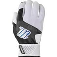 thumbnail image 3 of Marucci Adult Crest Batting Gloves White/Black Small, 3 of 4