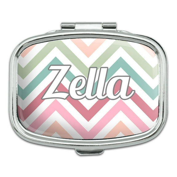 Female Names - Zella - Rectangle Pill Box