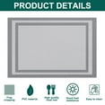 thumbnail image 3 of Mantel individual tejido de diseño Juego de 10 hojas Mantel individual resistente al calor antiincrustante y lavable 45 cm * 30 cm, 3 of 5