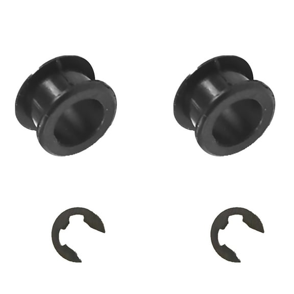 2Pcs Black PE Shifter Cable Bushing Set Replacement for Quick Installation for Cars Accessory Bushings