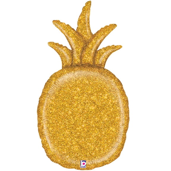 Golden Pineapple Balloon 35"