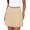 Apricot, variant on Women Mini Skirts Spring Trendy Silk Satin Short Skirt High Waisted A-Line Club Party Going Out Summer Skirts