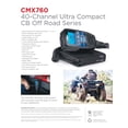 thumbnail image 2 of Radio CB Uniden CMX760 Bearcat Off Road ultracompacta de 40 canales, 2 of 7