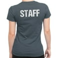 thumbnail image 2 of NYC Factory Ladies Charcoal Staff T-Shirt Front & Back Print Event Shirt Womens Tee XL, 2 of 2