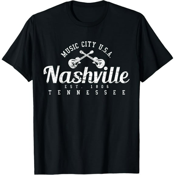 Nashville T-Shirt Tennessee Country Music USA Shirt Gift T-Shirt TShirt