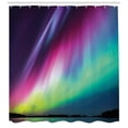 thumbnail image 3 of Ambesonne Aurora Borealis Shower Curtain, Starry Night Photo, 69"Wx75"L, Multicolor, 3 of 3